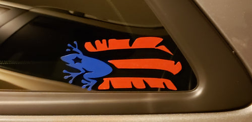 Coqui Puerto Rico Flag Decal