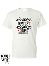 Load image into Gallery viewer, Christian T-shirts - &quot;Love is kind...&quot;