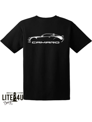 Personalized / Customized T-shirts - Camaro 6th Gen Silhouette
